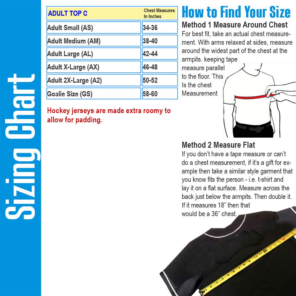 Custom Hockey Jersey with Names & Numbers - Personalized Team Uniform for House League Games & Tournaments - Perfect for Ice Hockey, Street Hockey & Fan Gear