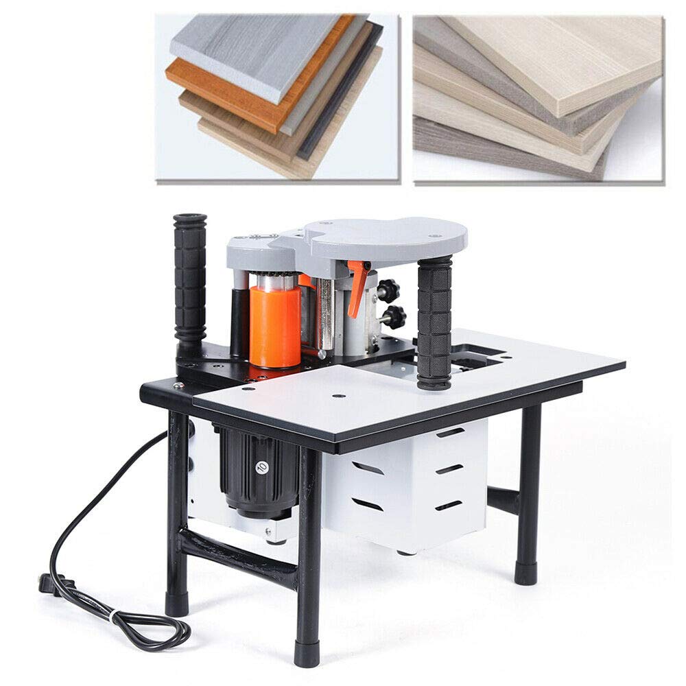 Professional Portable Woodworking Edge Banding Machine | Dual Glue System | 0.3-3mm Carbon Steel Blades for Straight & Curved Edges | Perfect for DIY Furniture, Cabinets & Home Renovation Projects