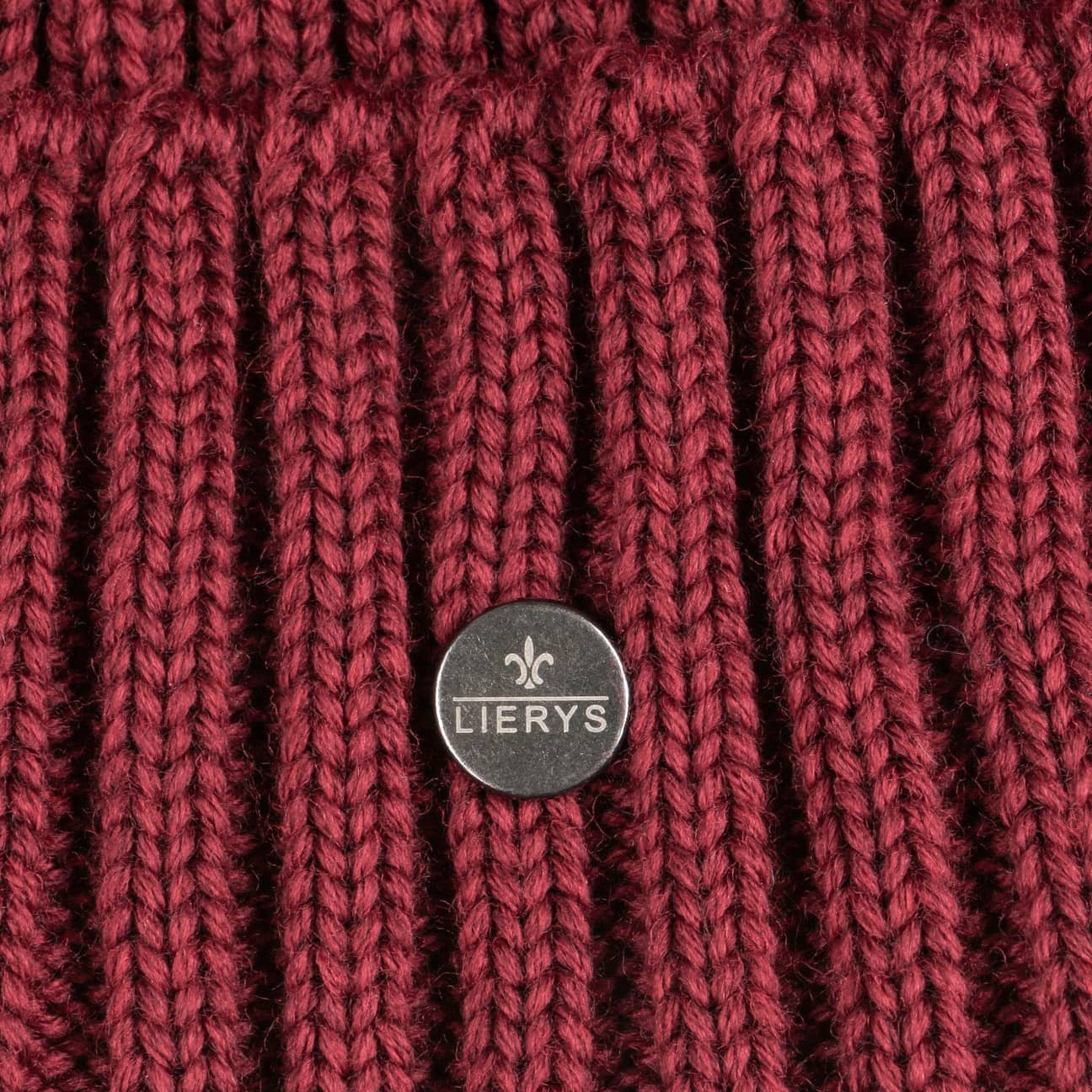 Lierys Merino Wool Rib Knit Beanie - Soft Winter Hat for Men & Women - Perfect for Skiing, Hiking & Cold Weather Activities