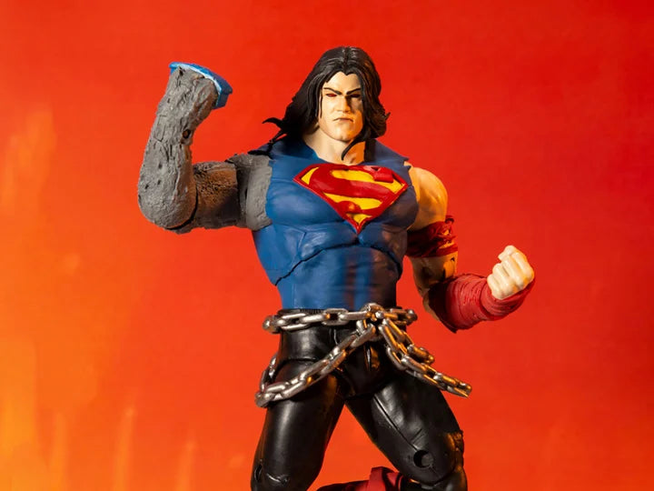 DC Multiverse Dark Nights: Death Metal Superman 7-Inch Action Figure - Collectible DC Comics Superhero Toy for Display & Play - Perfect for Fans, Collectors & Gift Giving