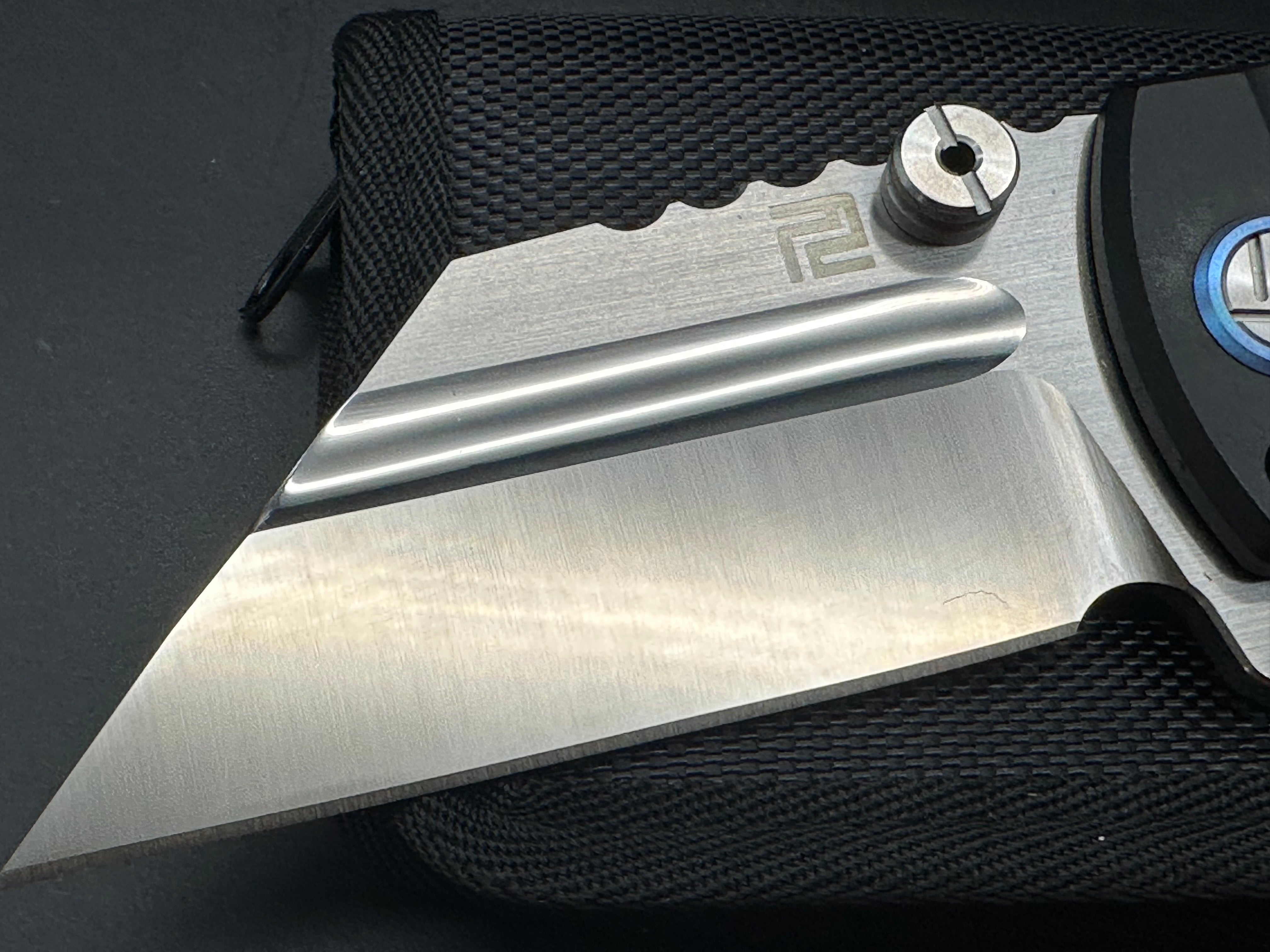 Artisan Cutlery Proponent Folding Knife - Black Titanium Handle with Premium S35VN Steel Blade - EDC, Outdoor Survival & Tactical Gear