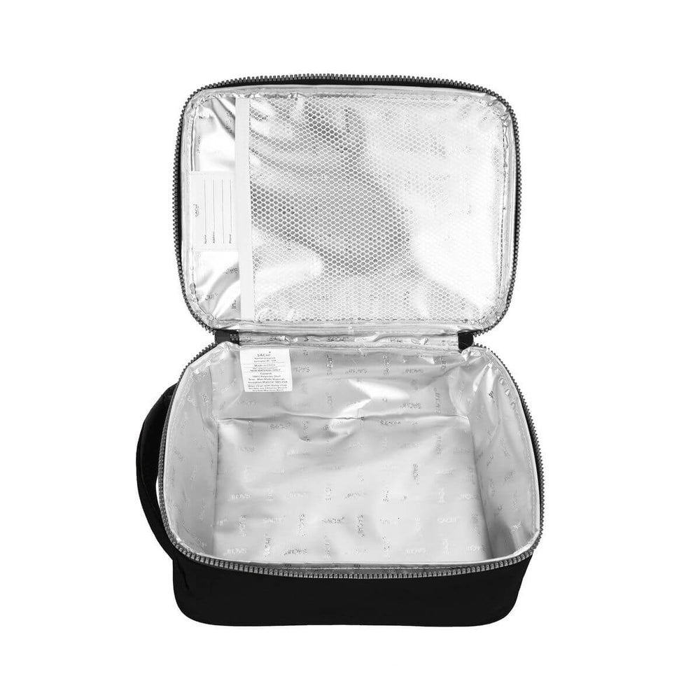 Sachi Explorer Insulated Lunch Bag - Leakproof & Thermal Insulated Lunch Box for Work, School & Picnics - Perfect for Adults & Kids (Black)