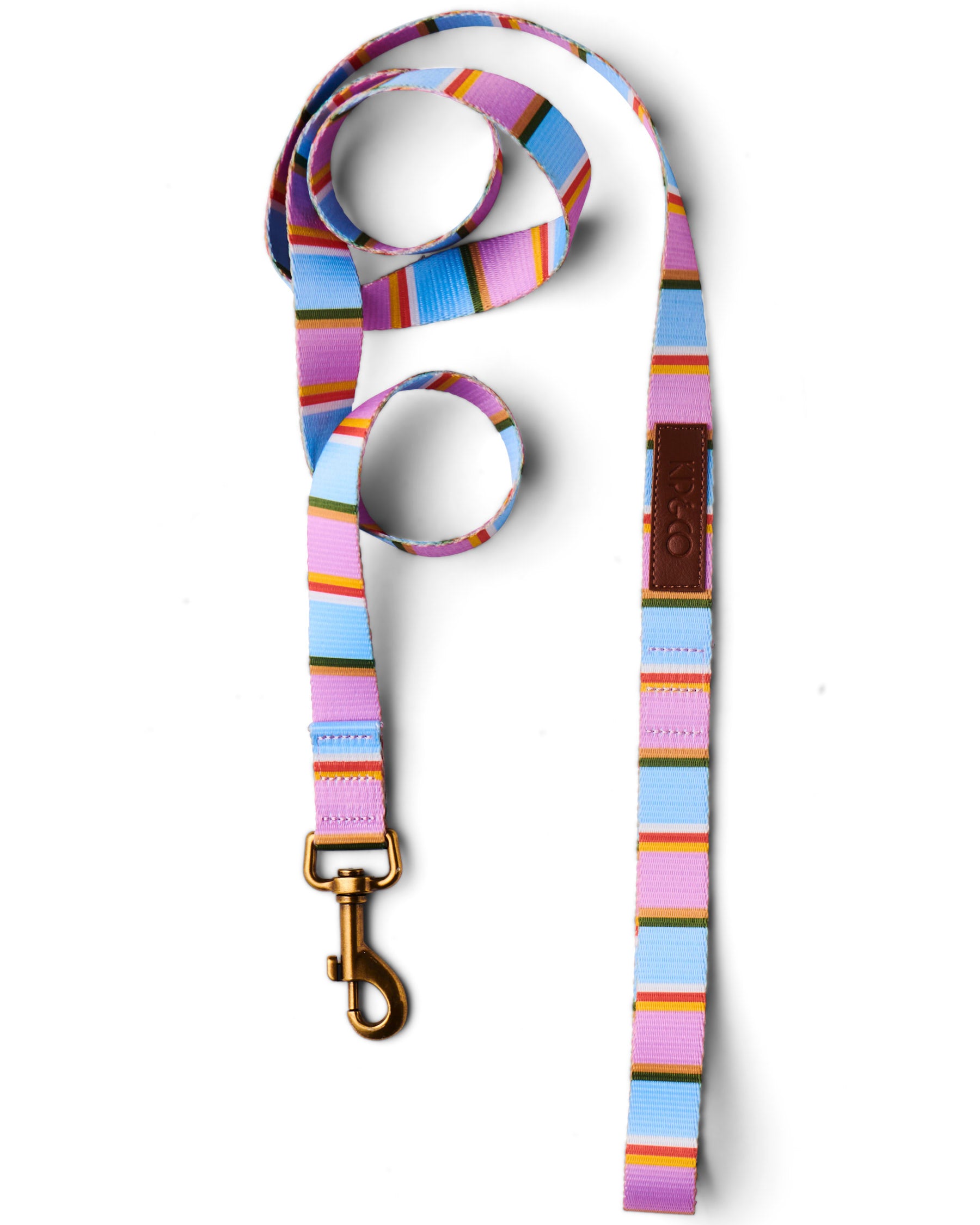 Premium Fez Stripe Dog Leash - Durable & Adjustable Pet Walking Lead for Small to Medium Dogs - Perfect for Daily Walks, Training & Outdoor Adventures