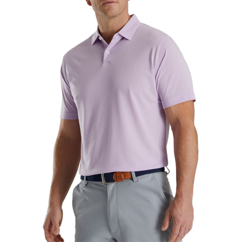 FootJoy AF Solid Jersey Men's Golf Polo Shirt - Moisture-Wicking, Breathable & Comfortable for Golf, Casual Wear & Outdoor Activities