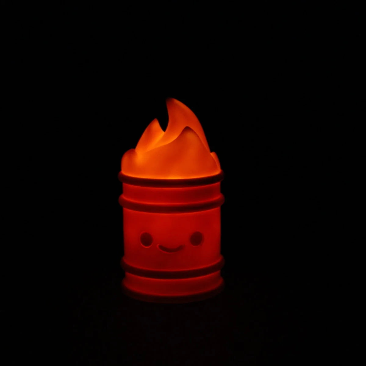 Lil Trash Fire Rechargeable Night Light - Cute & Portable LED Nightlight for Kids Room, Nursery, Camping, Halloween Decor - USB Powered Mood Lighting for Bedrooms, Bathrooms & Outdoor Adventures