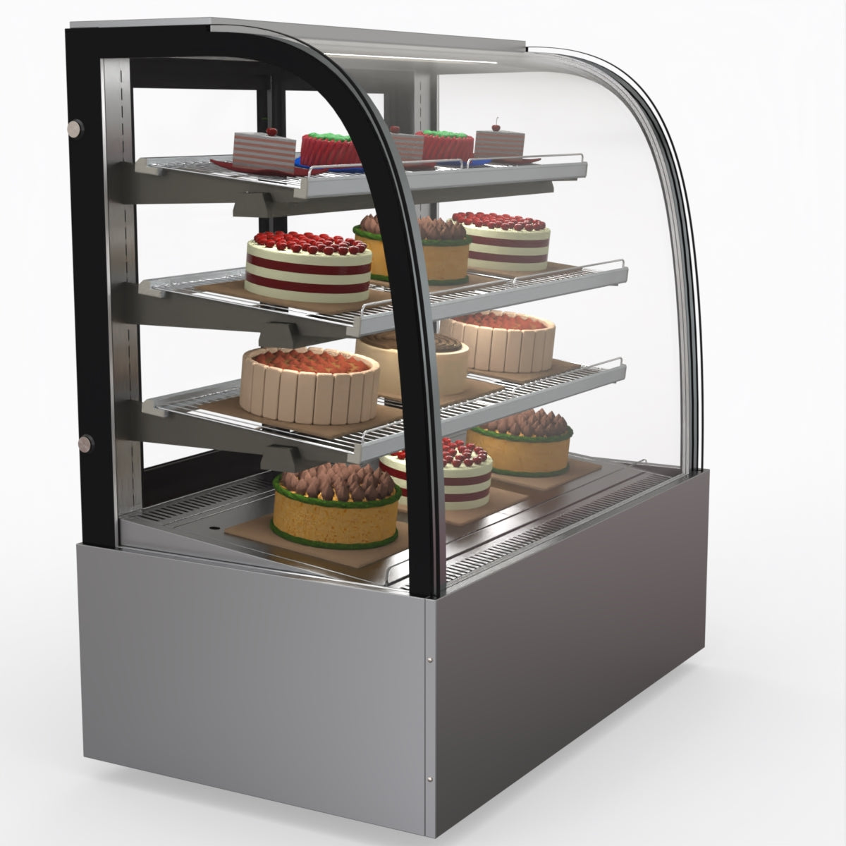 Bonvue SL840 Commercial Refrigerated Display Case - Perfect for Delis, Bakeries & Cafes to Showcase Fresh Food