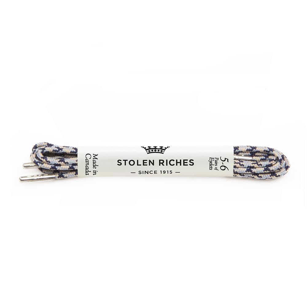 Camo Grey Dress Shoelaces - 27 Inch/69cm Length - Premium Flat Shoelaces for Dress Shoes, Oxfords & Formal Footwear - Perfect for Business, Office & Special Occasions