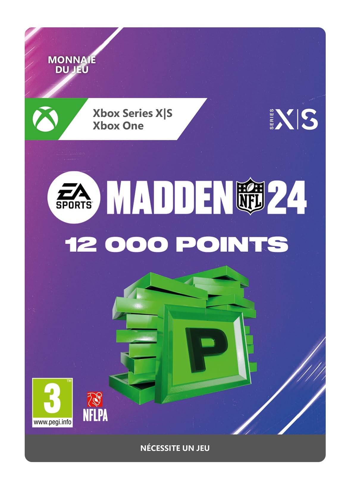 Madden NFL 24: 12000 Madden Points Digital Download Code for Xbox One & Series X|S - Enhance Your Gaming Experience with Bonus Points for Ultimate Team Mode