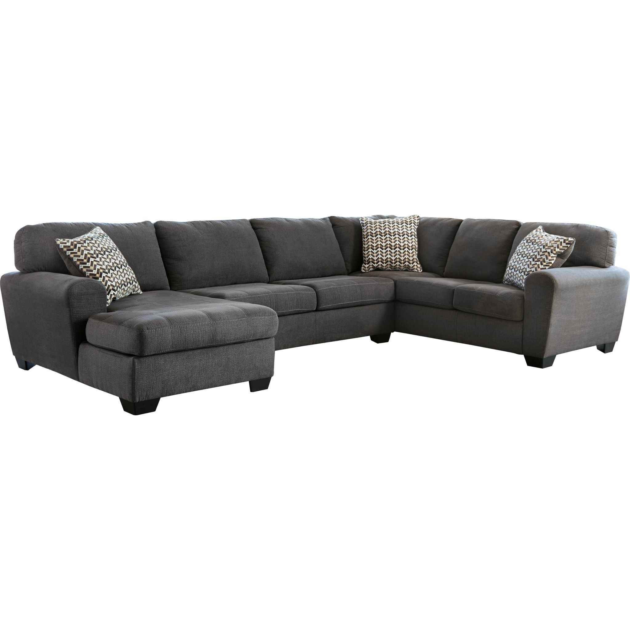 Ambee 3-Piece Sectional Sofa with Chaise Lounge - Modern L-Shaped Couch for Living Room, Family Room & Apartment