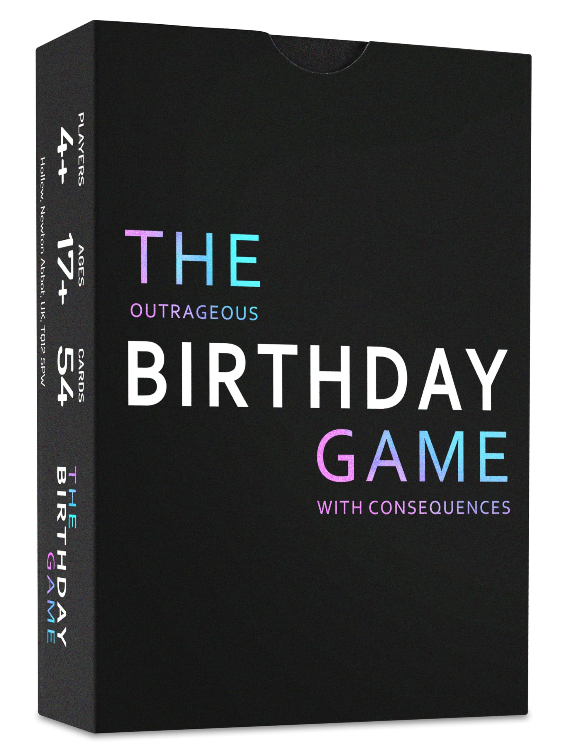 Outrageous Birthday Card Game for Adults - Hilarious Party Game for Men & Women | Perfect Birthday Gift for Boyfriend, Girlfriend, Couples | Fun Adult Card Game for Parties, Game Nights & Celebrations | Great for Birthdays, Bachelorette Parties & Family Gatherings