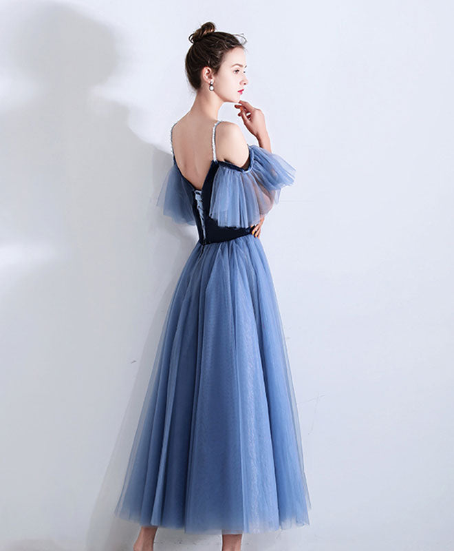 Elegant Blue Sweetheart Neckline Short Prom Dress - Flattering Bridesmaid Gown for Weddings & Formal Events | Perfect for Homecoming, Dances & Special Occasions