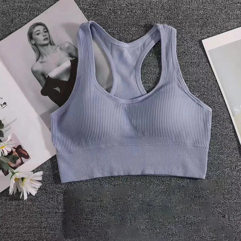 Women's Push Up Sports Bra - High Support Fitness Yoga Bra for Running & Gym - Breathable Workout Top for Women - Perfect for Yoga, CrossFit & Cardio