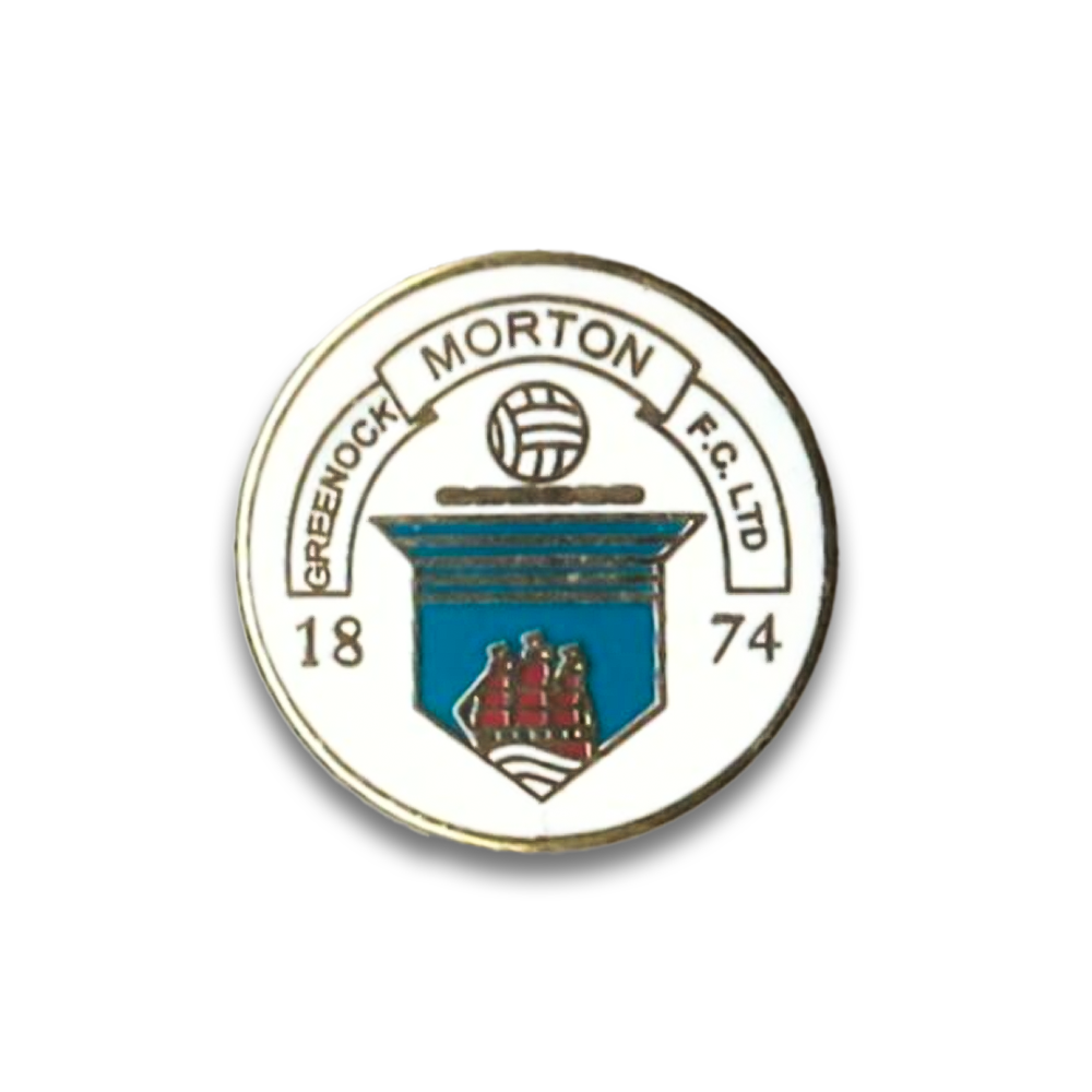 Greenock Morton FC Pin Badge - Official Football Club Enamel Lapel Pin - Perfect for Fans, Collectors & Match Day Outfits
