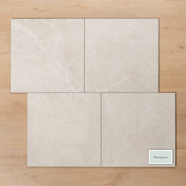Premium Avalon White Matte P2 Porcelain Tile 12x12 Inch - Perfect for Bathroom, Kitchen & Flooring Renovation