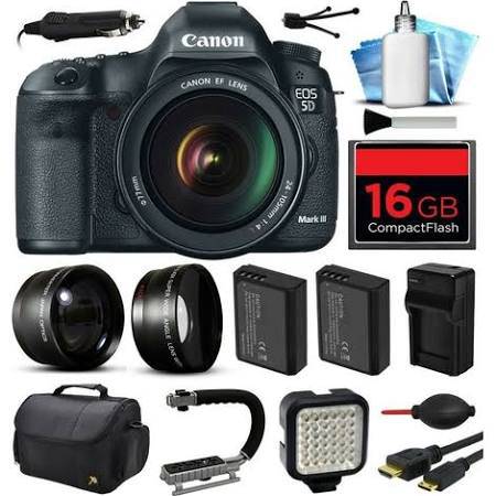 Canon EOS 5D Mark IV 30.4MP DSLR Camera with 24-105mm Lens Kit - 16GB Bundle for Professional Photography & Videography - Perfect for Wedding, Travel and Studio Shooting