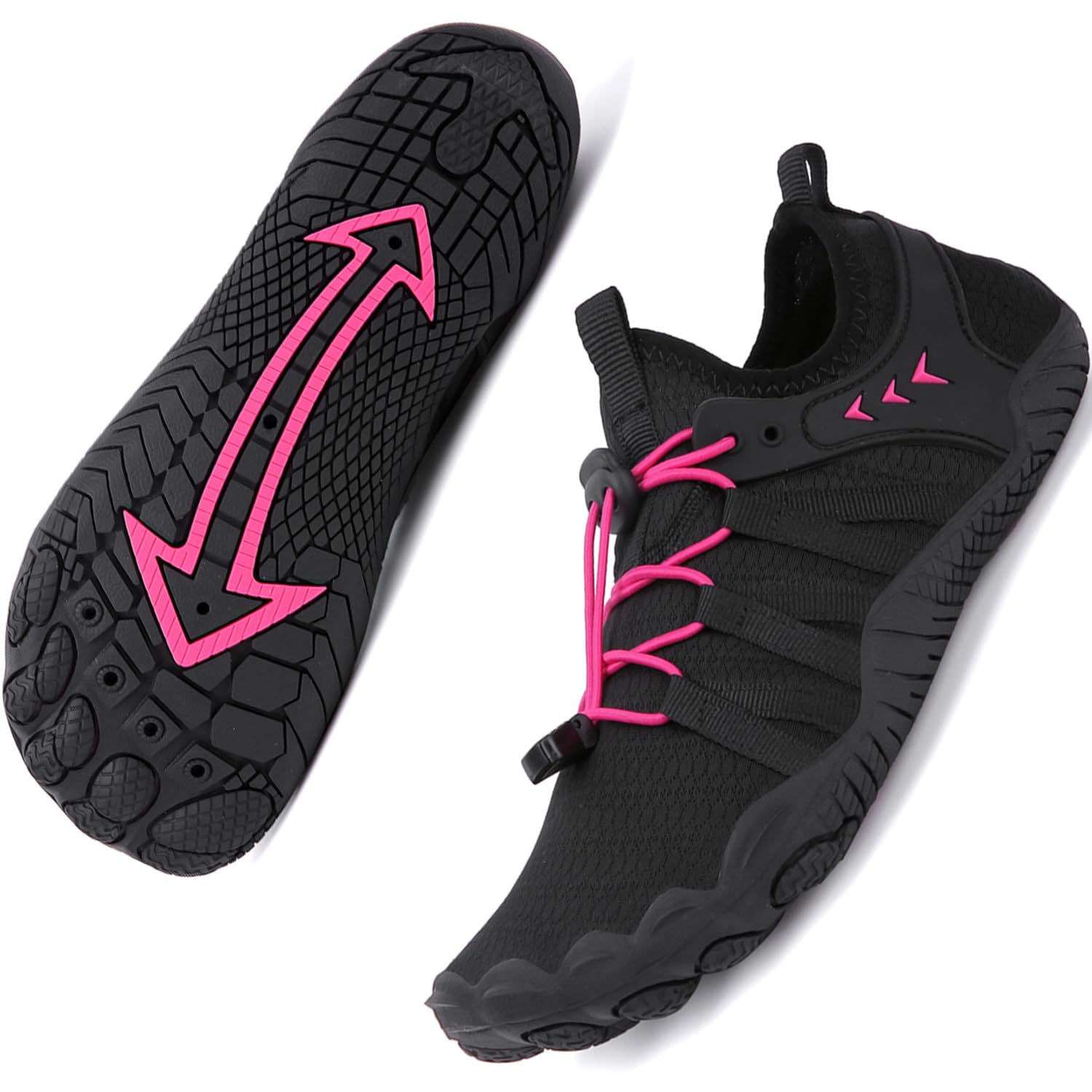 **Women's & Men's Quick-Dry Water Shoes - Barefoot Swim Shoes for Beach, Pool, Surf, Yoga & Water Parks - Slip-On Aqua Shoes for Comfort & Safety**    *(Perfect for Swimming, Kayaking, Snorkeling, Boating & Outdoor Water Activities)*