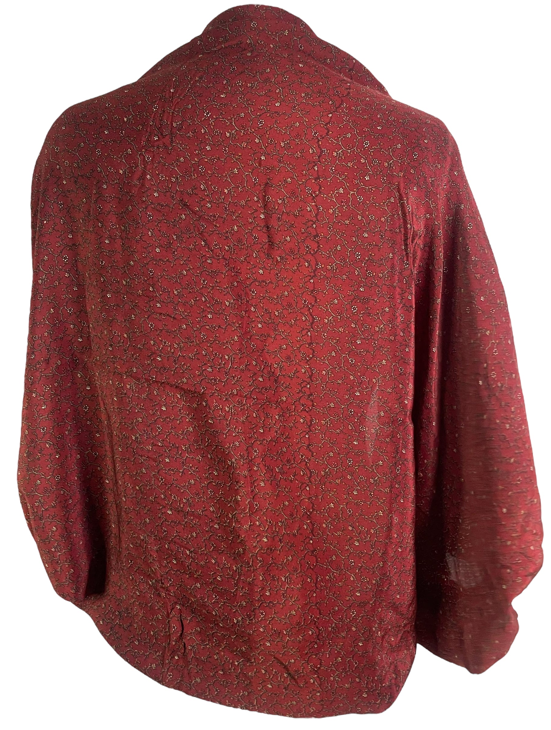 PRC6590 Avatar Pure Silk Bolero Shawl - Elegant Women's Cover-Up for Weddings, Parties & Evening Events