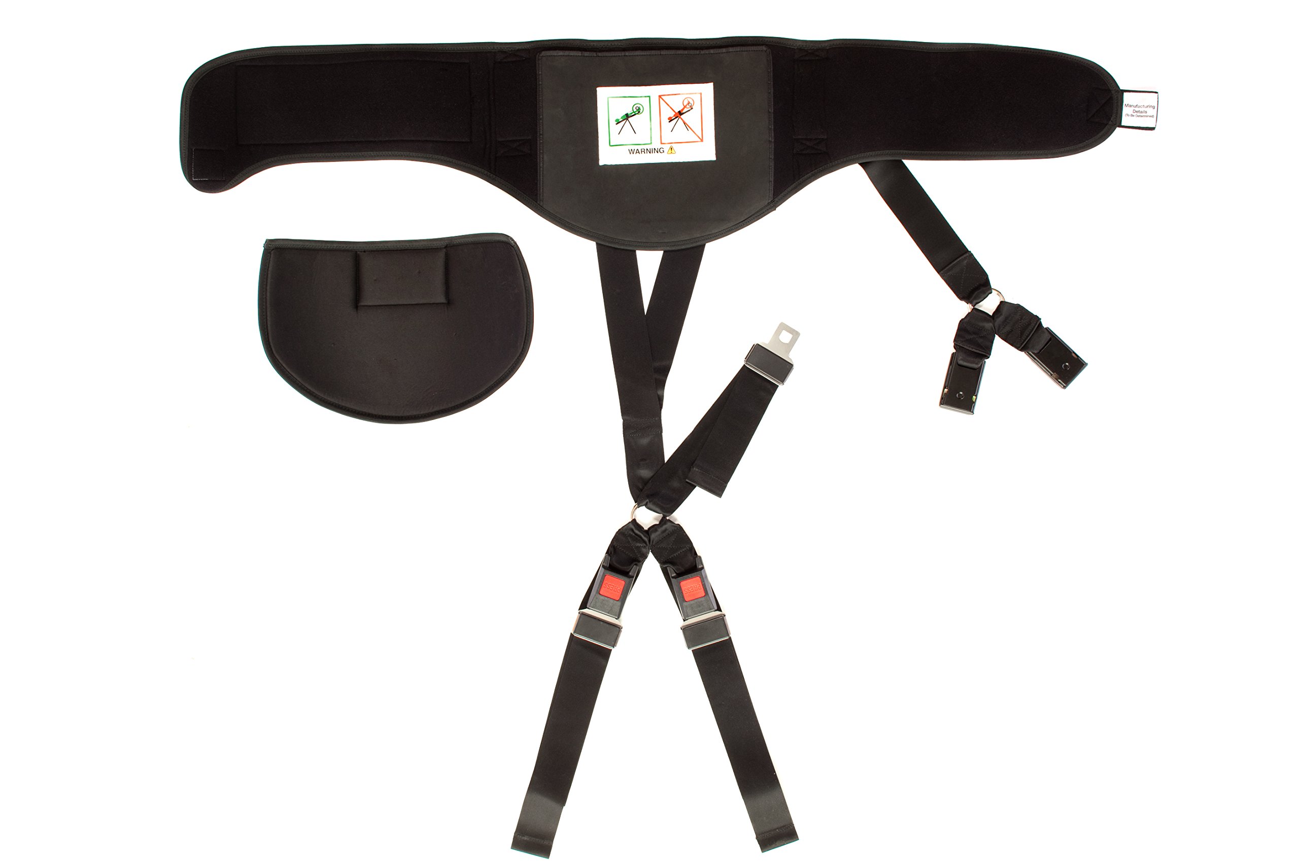 Inversion Belt for Spine Decompression - Lower Back Pain Relief - Adjustable Lumbar Support Belt for Inversion Tables & Stretch Benches - Perfect for Home Therapy, Yoga, and Post-Workout Recovery
