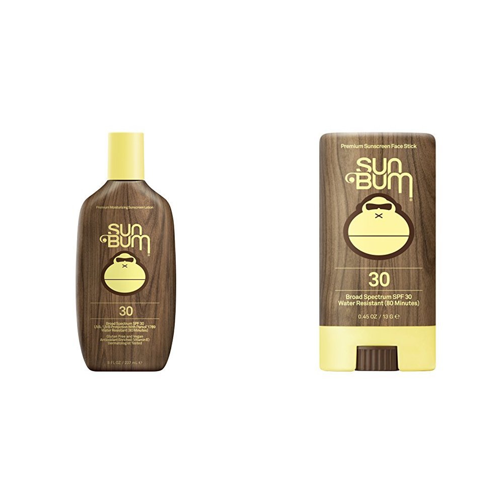 Sun Bum Original SPF 30 Sunscreen Lotion & Premium Face Stick - Broad Spectrum UVA/UVB Protection | Water-Resistant for Beach, Pool & Outdoor Activities