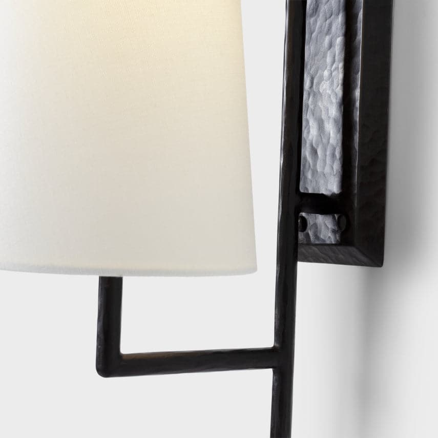 Addison Large Lone Sculpted Sconce - Elegant Wall Light Fixture for Living Room, Bedroom & Entryway Decor