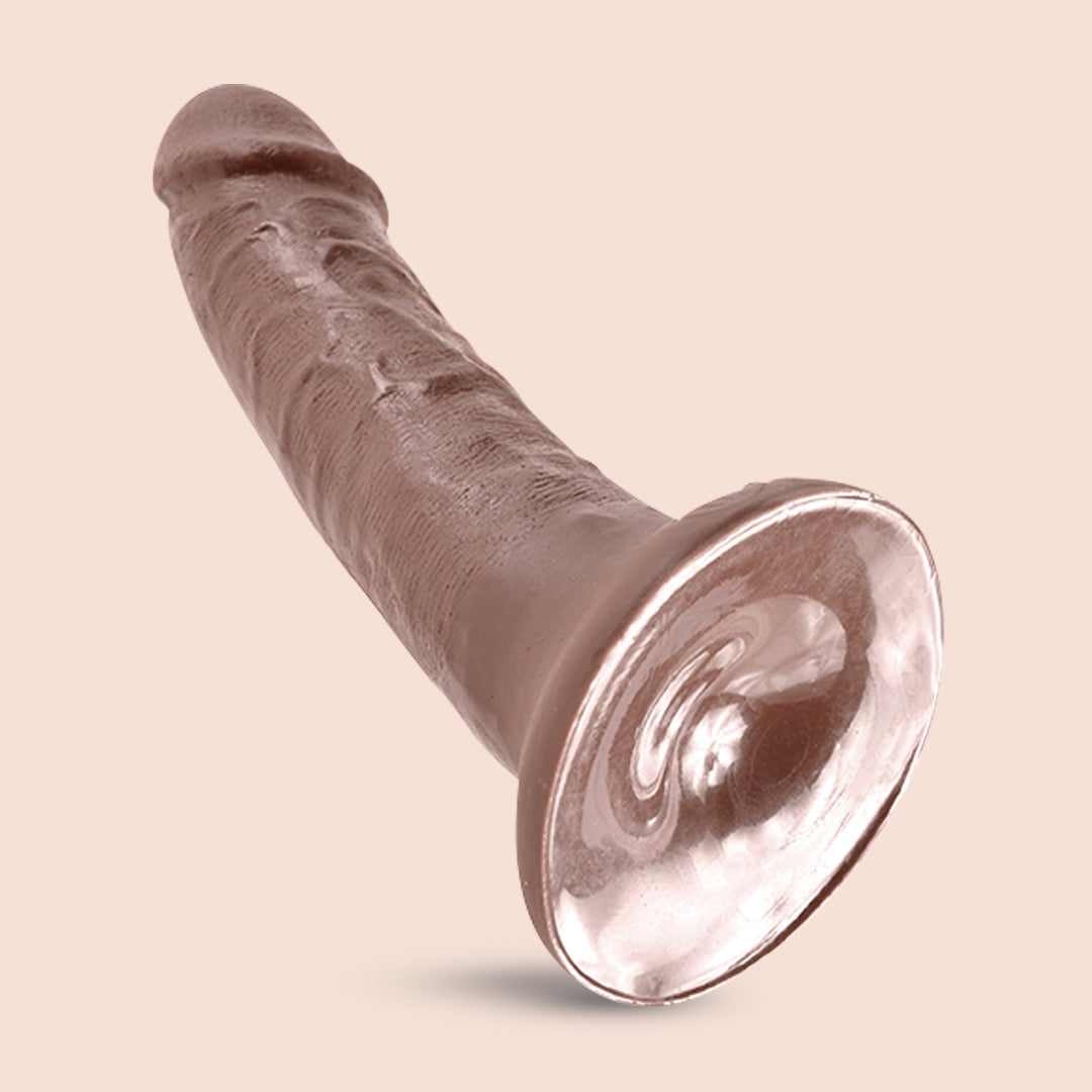 Ultra Realistic King Cock 6 Inch Dildo - Lifelike Silicone Adult Toy for Couples & Solo Play - Perfect for Spicing Up Bedroom Fun & BDSM Scenes