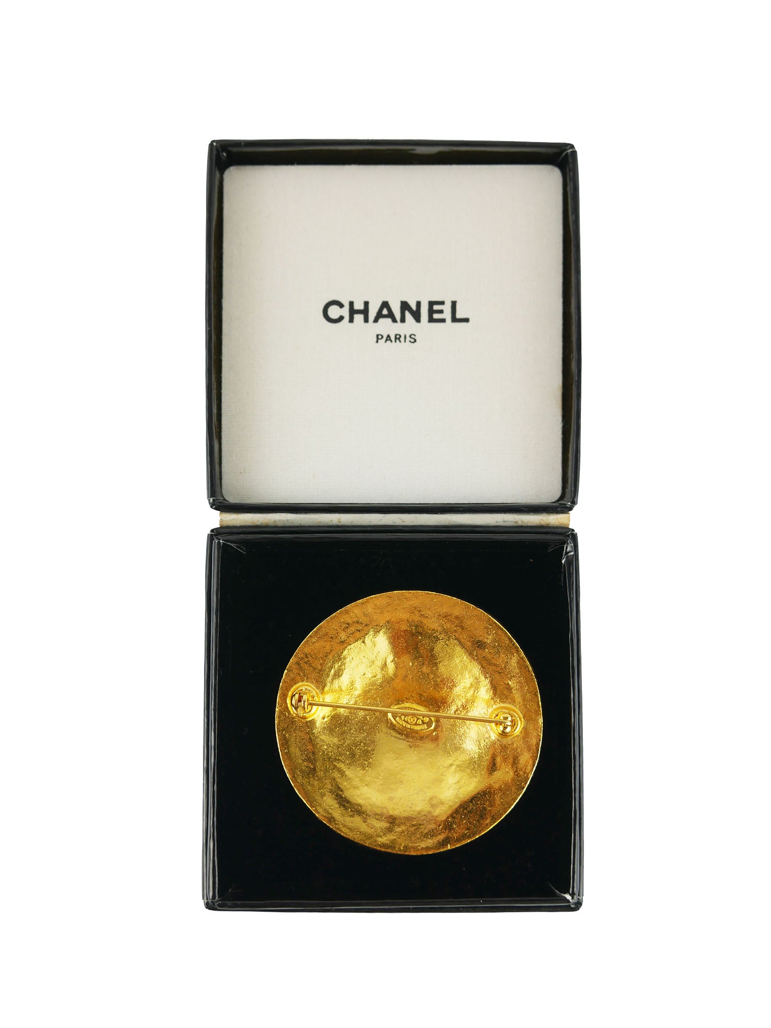 Vintage Chanel Brooch Pin - Classic Elegant CC Logo Jewelry for Women, Perfect for Blazers, Scarves & Handbags (Gift Idea)