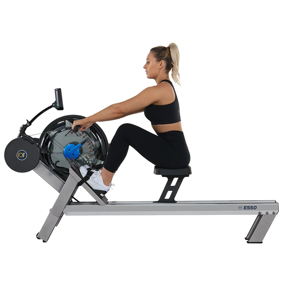 First Degree Evolution E550 FluidRower - Premium Indoor Rowing Machine for Home Gym, Full-Body Workout & Cardio Training | Perfect for Small Spaces, Apartment Fitness & Low-Impact Exercise