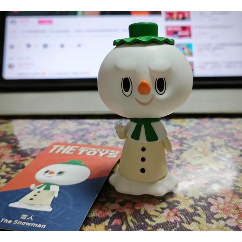 Labubu The Monsters Toys Series - The Snowman Collectible Figure | Cute Winter Character for Display, Gift & Anime Fans Collection