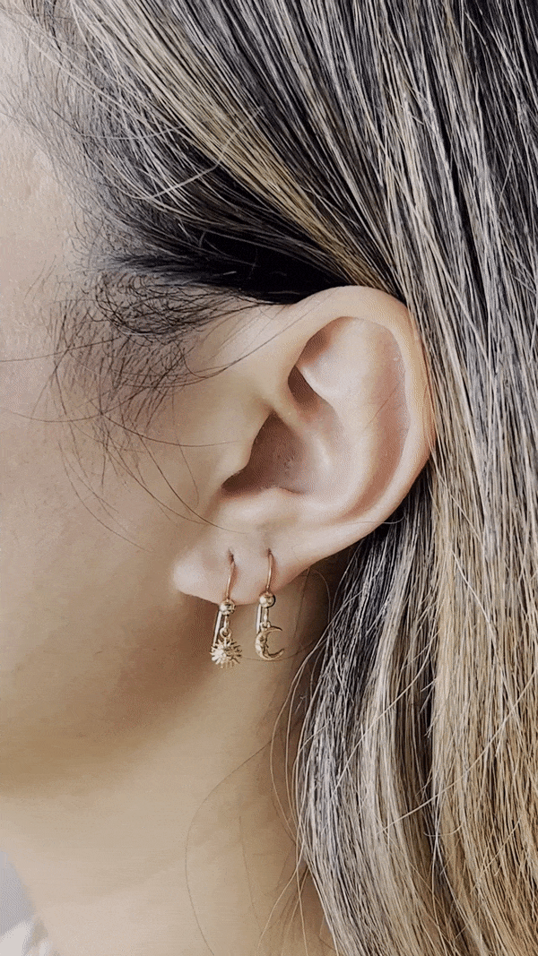 Elegant Sun and Moon Earrings for Women - Boho Chic Jewelry for Everyday Wear & Special Occasions | Perfect Gift for Birthdays, Anniversaries, and Holidays