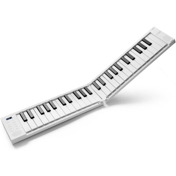Portable 49-Key Folding Digital Piano for Travel - Lightweight & Compact, Perfect for Musicians on the Go, Home Practice & Outdoor Performances