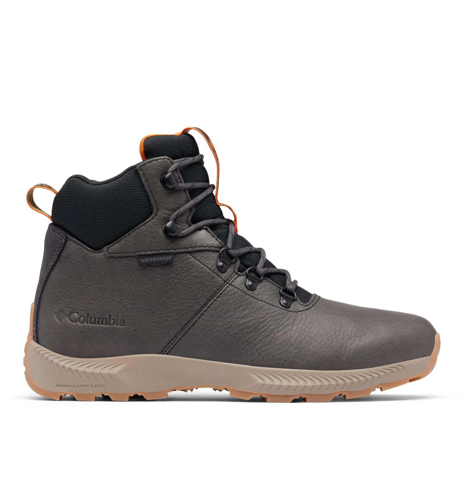 Columbia Men's Landroamer Explorer Waterproof Hiking Boots - 2024 Grill/Desert Sun, Size 46 EU - Durable Outdoor Footwear for Trekking, Camping & Mountain Adventures