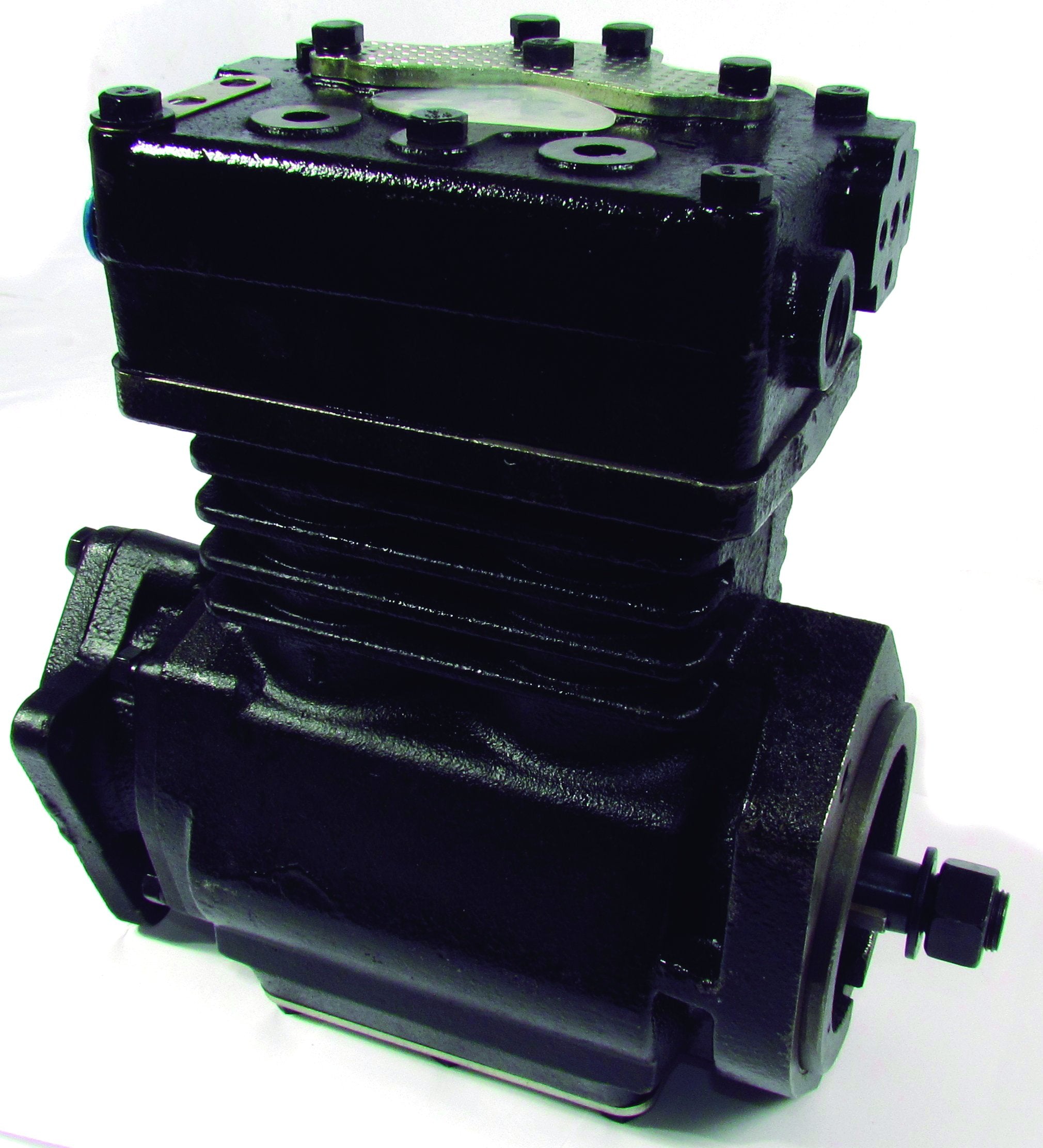 CAT & INTER Tu Flo 550 Air Brake Compressor - Replacement for 109088 & F224889 | Heavy Duty Truck & Trailer Brake System Parts | Ideal for Commercial Vehicle Maintenance & Repair