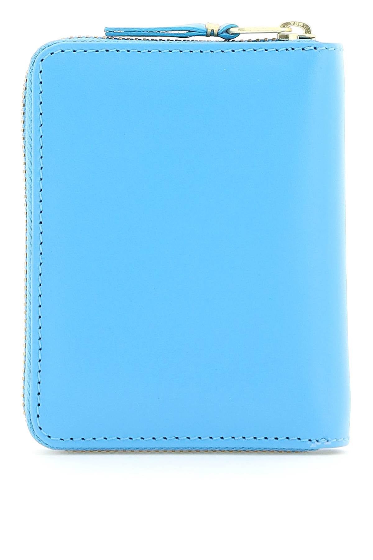 Comme des Garcons Genuine Leather Zip Cardholder Wallet - Stylish & Compact for Everyday Use, Travel & Business