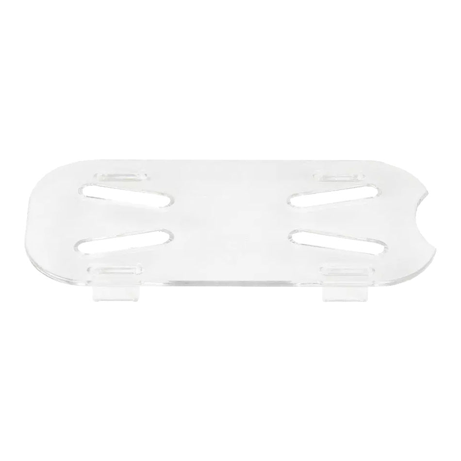 Cambro Camwear 90CWD135 Clear 1/9 Size Drain Shelf - Durable Food Storage Rack for Commercial Kitchens, Restaurants & Bakery Use