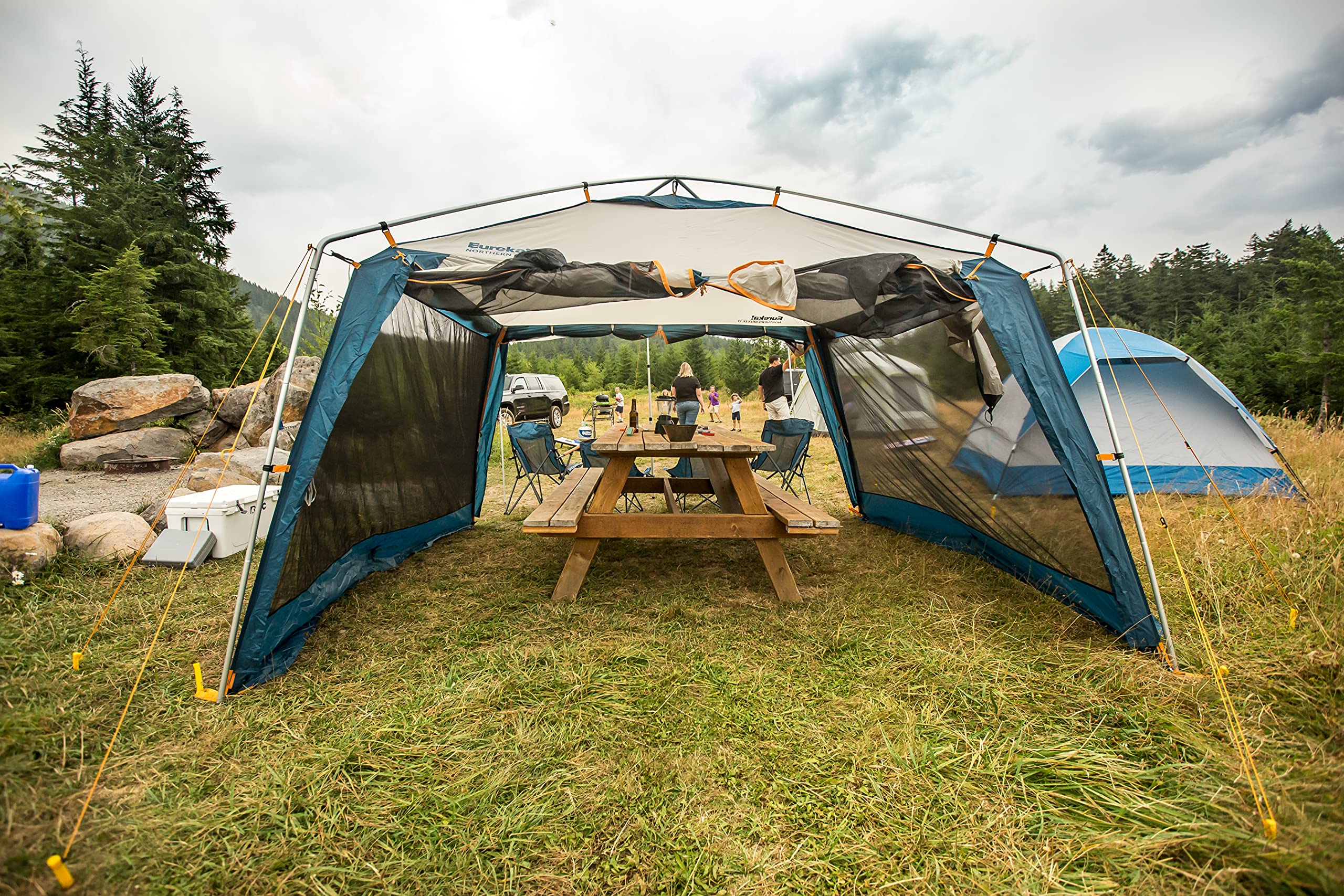 Eureka! Northern Breeze Camping Screen House & Shelter - 10' x 10' Lightweight Portable Tent for Outdoor Adventures, Picnics, and Backyard Relaxation