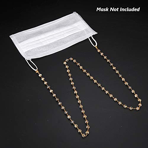 Stylish Multifunctional Glasses Chain & Sunglasses Holder with Adjustable Lanyard - Perfect for Reading Glasses, Face Masks, and Eyewear Accessories - Ideal for Outdoor Activities, Work, and Daily Use