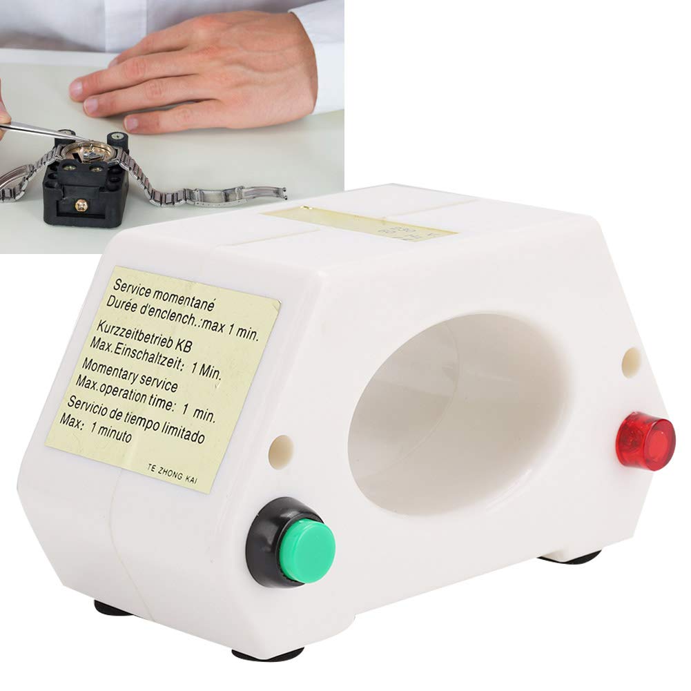 Professional Watch Magnetizer Demagnetizer Tool for Mechanical & Electrical Wristwatches | 115-230V US Standard | Perfect for Watch Repair Shops, Jewelers & Home Watch Maintenance
