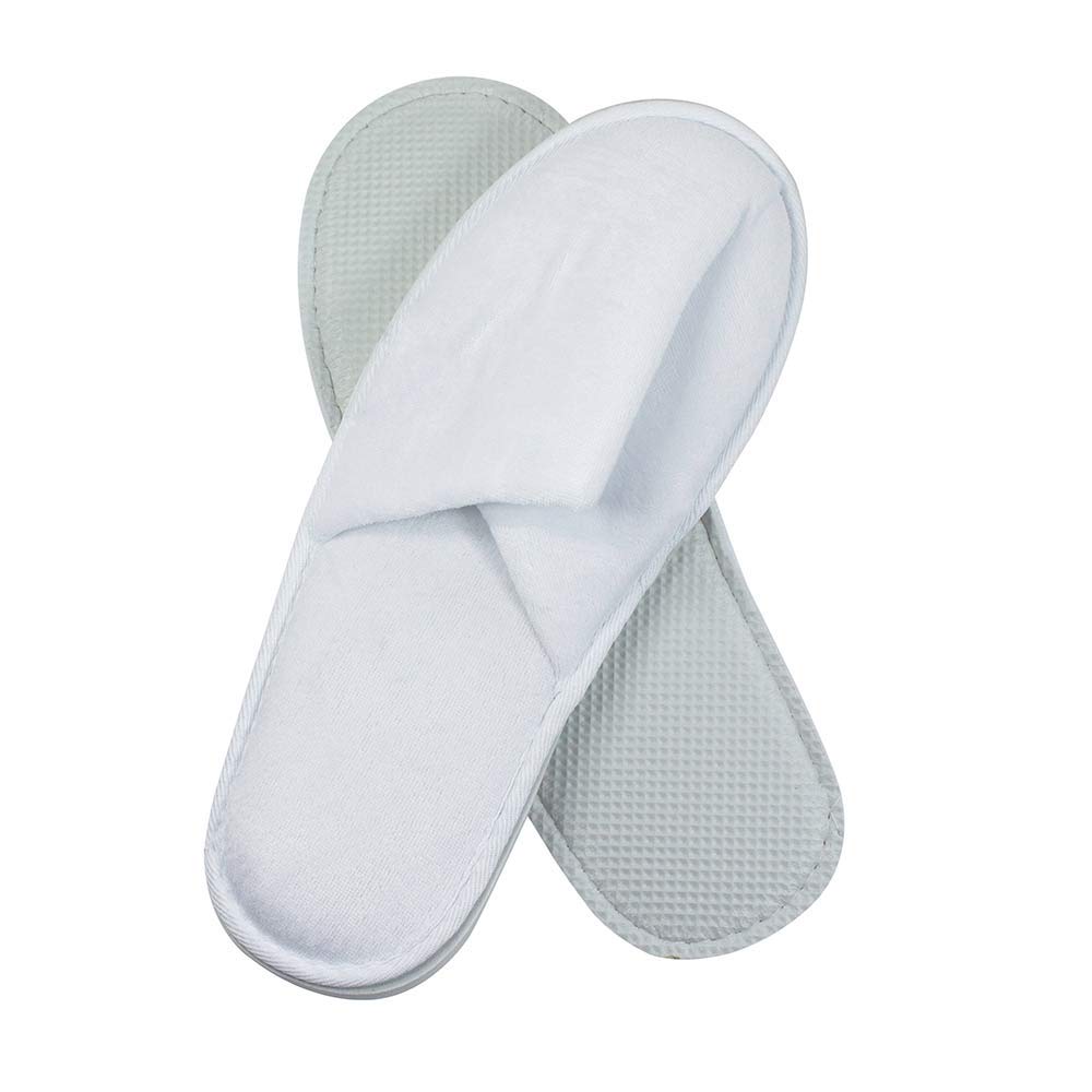 Premium Spa Slippers Bulk - Unisex Closed Toe Hotel Slippers, Individually Wrapped - Perfect for Hotels, Spas, Salons, and Home Relaxation