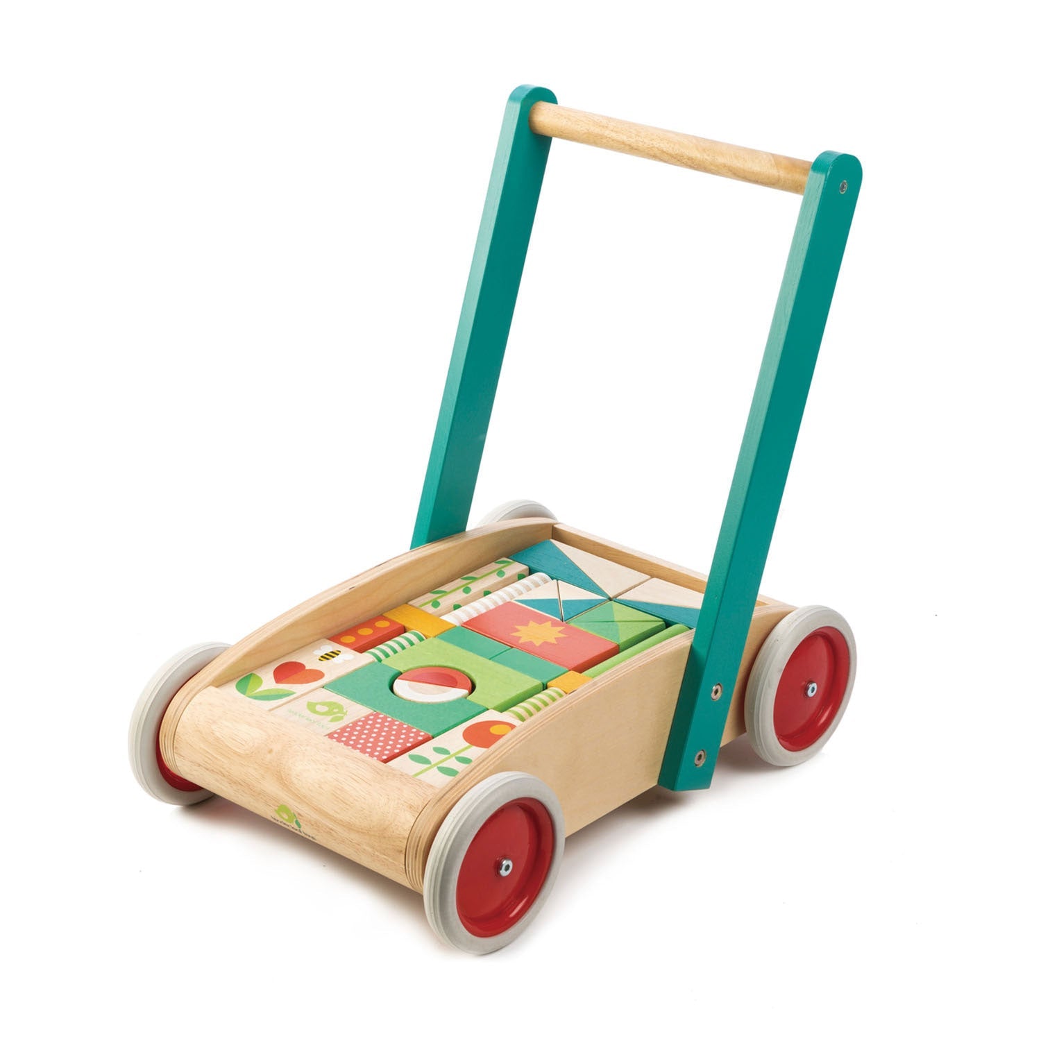 Best Baby Block Walker - Push and Play Activity Toy for Toddlers 1-3 Years - Learning and Walking Assistant for Early Development - Perfect for Indoor Play and First Steps