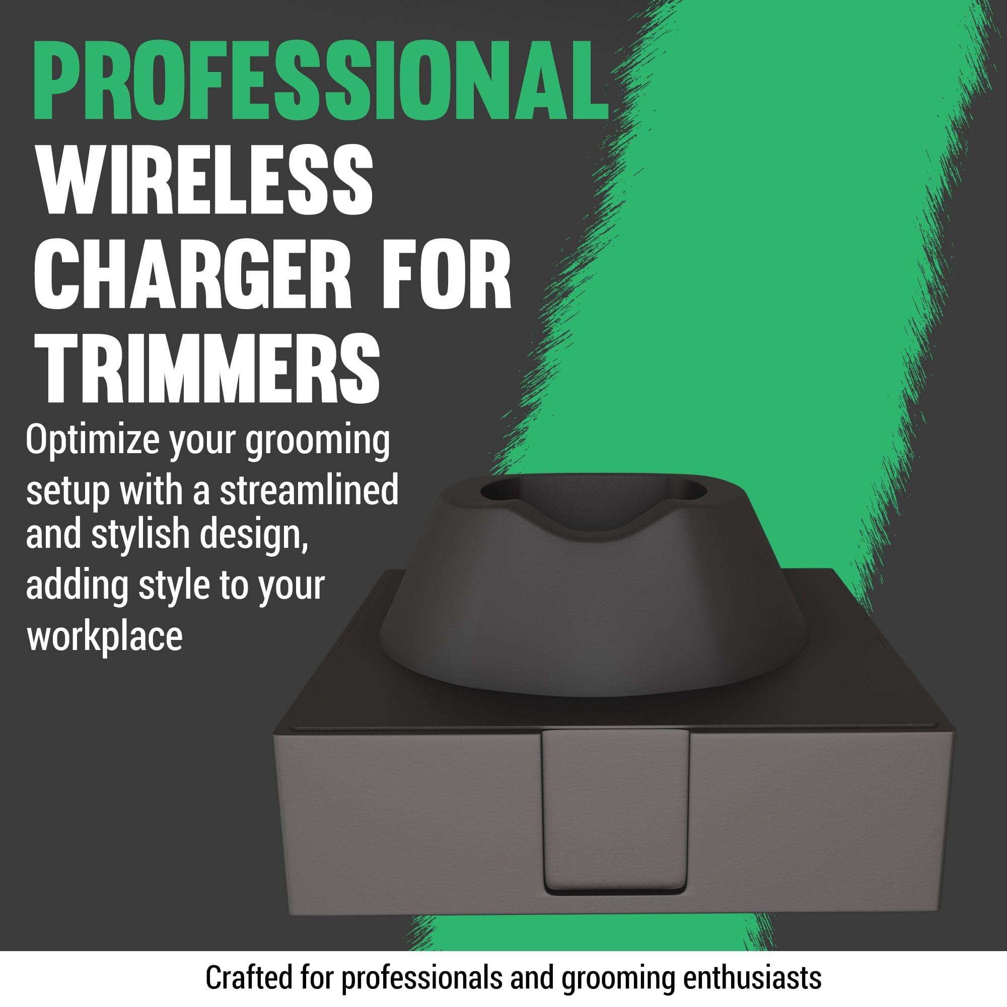 Wahl Detailer Cordless Trimmer Charger - Tomb 45 Power Pod Wireless Charging Dock - High Performance Battery Charger for Wahl Clippers & Trimmers - Perfect for Home Barbering & Professional Grooming