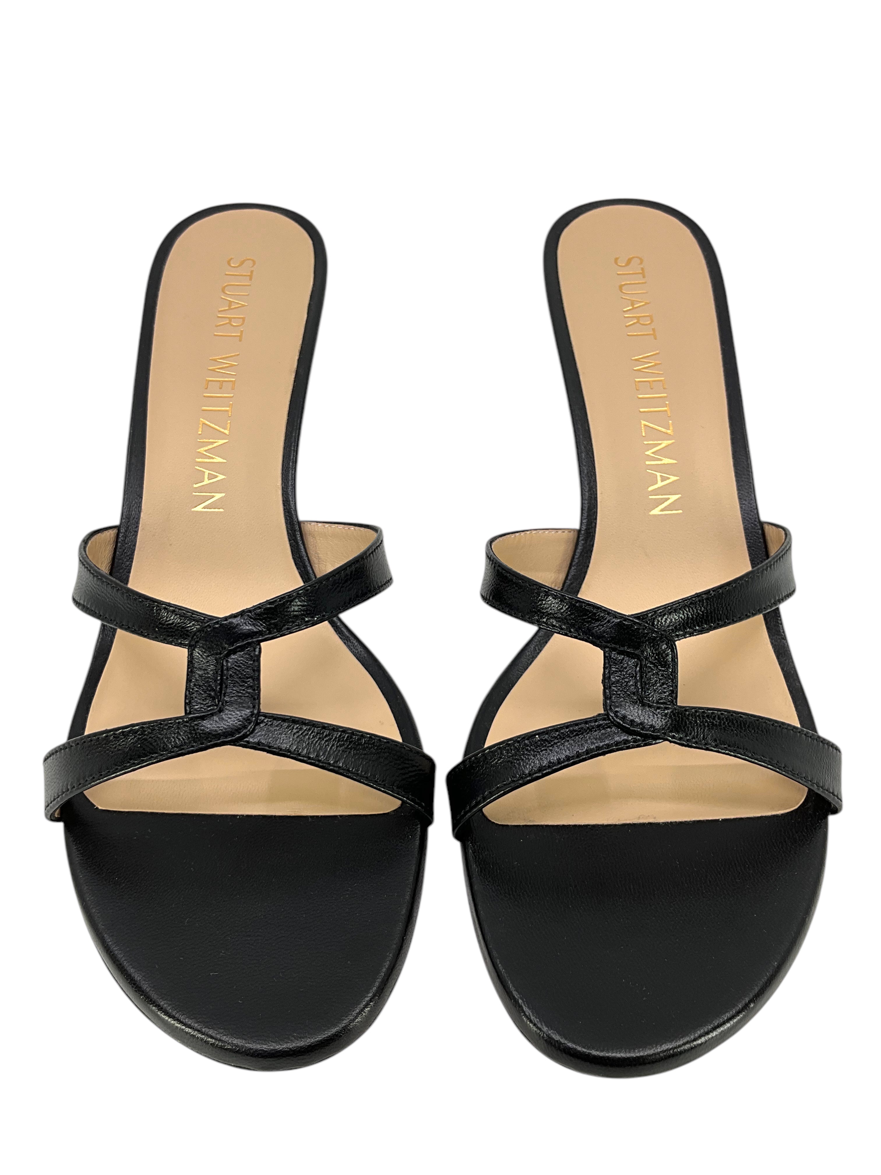 STUART WEITZMAN Soiree Sleek 75 Sandals for Women Size 10 | Elegant High Heel Dress Sandals for Weddings, Parties & Evening Events