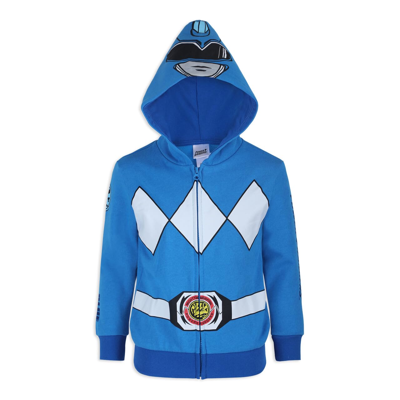 Hasbro Power Rangers Boys Zip Up Hoodie for Kids - Superhero Costume & Casual Wear for Playtime & Everyday Adventures