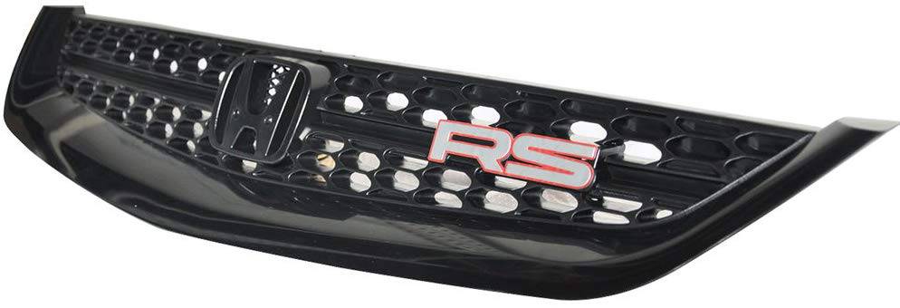 ABS Front Hood Grille Mesh for 2001-2003 Honda Civic Type R Style - Upgrade Your Car's Appearance for Street Racing & Car Shows
