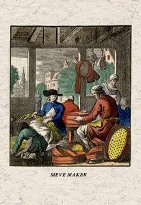 Premium Sieve Maker Fine Art Canvas Print - 20x30 Inches - Handmade Home Decor for Living Room, Bedroom & Office Wall Art