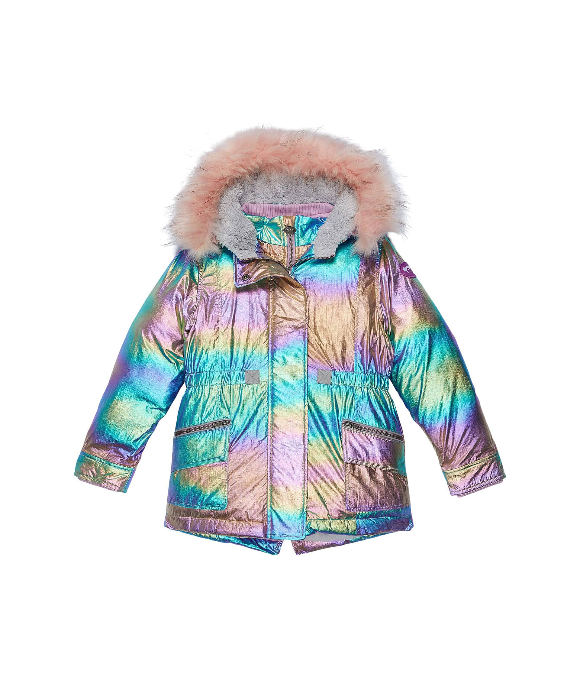 Appaman Girls' Puffer Jacket with Hood - Warm Winter Coat for Toddler, Little & Big Kids - Perfect for Snow Play, School & Outdoor Activities