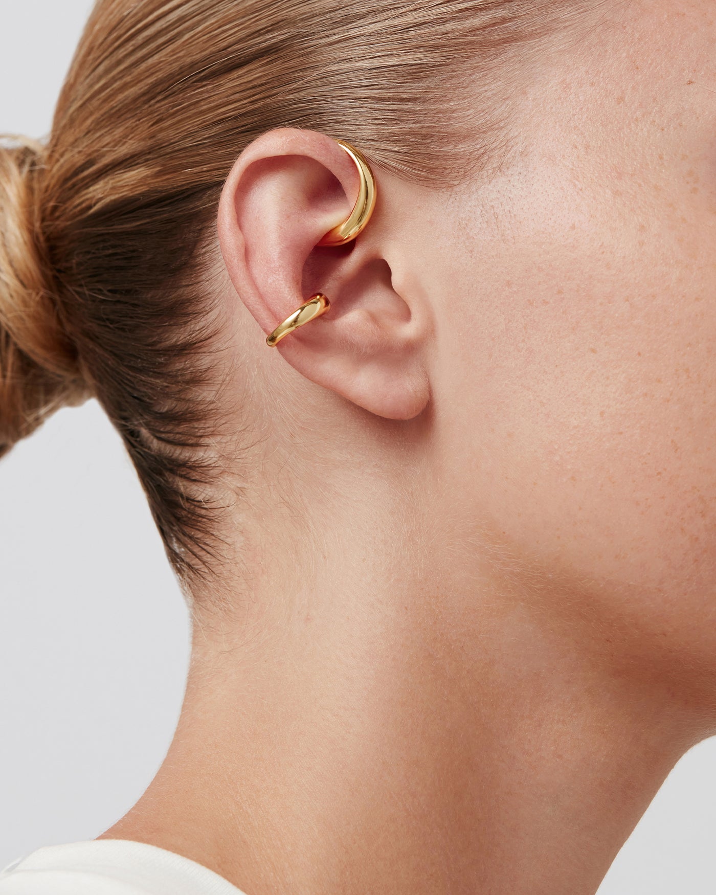Sila Ear Cuff Set for Women - Small & Large Size - Boho Chic Ear Cuffs for Cartilage, Helix, or Tragus Piercing - Perfect for Parties, Weddings & Everyday Wear