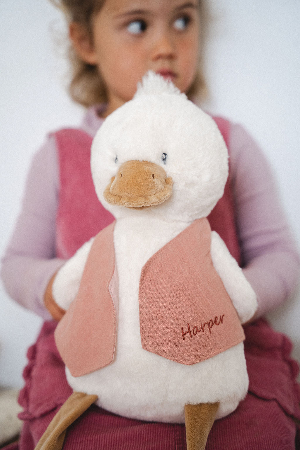 Big Bill the Duck Pink Plush Toy - Soft & Cuddly Stuffed Animal for Kids, Perfect for Gifts, Nursery Decor & Playtime Fun