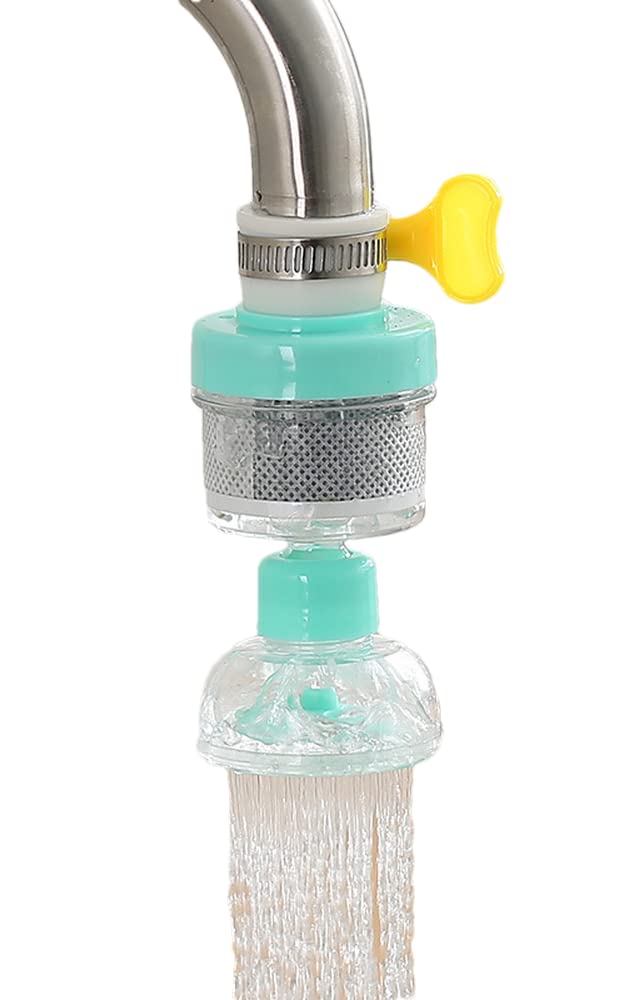 Nipogear 3-Piece Kitchen Gadgets Set: Faucet Strainer, Sink Strainer, Swivel Water Sprinkler - Water Saver Tools for Home Kitchen & Bathroom (Blue) - Perfect for Dishwashing, Cleaning, and Water Conservation