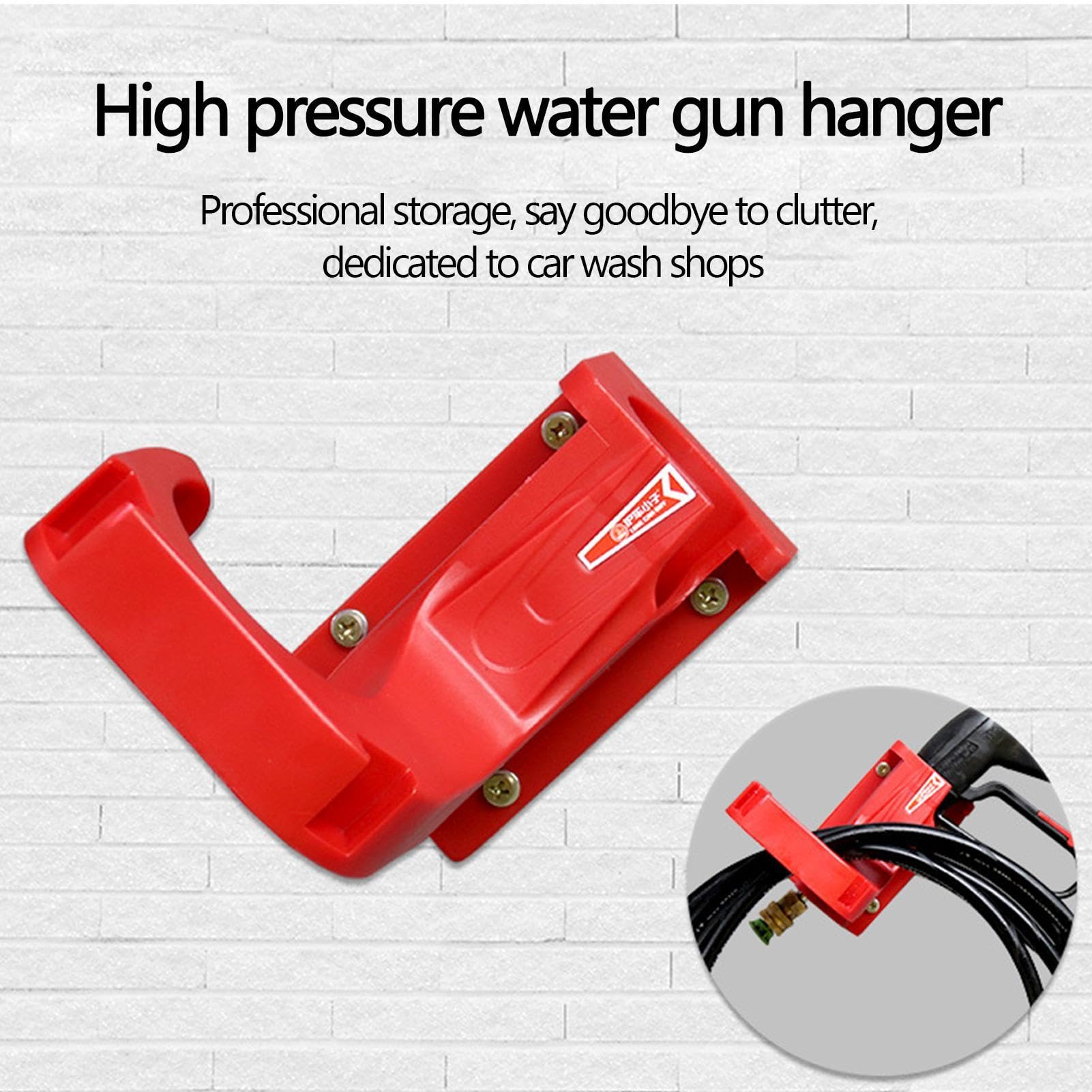 Wall Mount Garden Hose Hanger - Garage & Workshop Organizer for Car Washer Tools