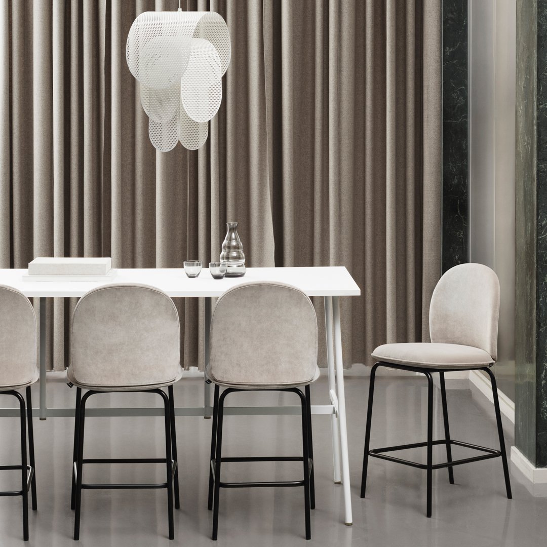 Ace Counter Chair - Fully Upholstered Bar Stool for Kitchen Island, Breakfast Nook & Home Bar | Comfortable & Stylish Seating Solution